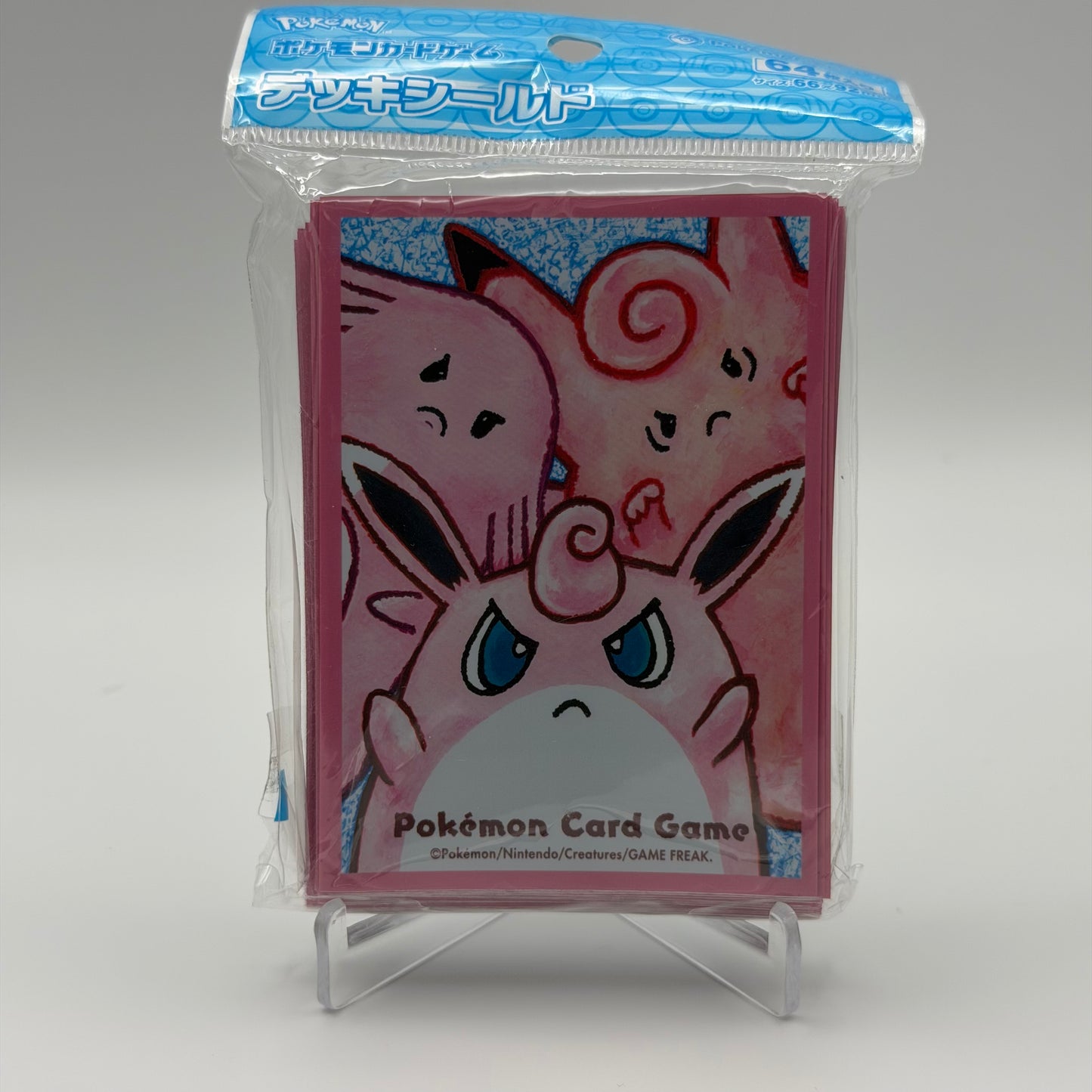 Pokémon Wigglytuff Clefable Chansey Card Sleeves Pokemon Japan 64 Count