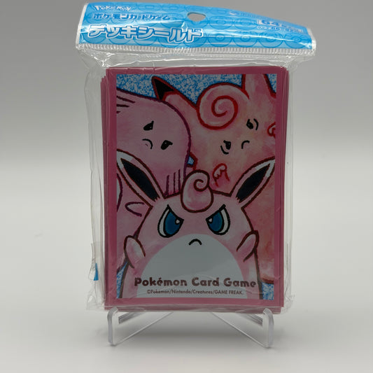 Pokémon Wigglytuff Clefable Chansey Card Sleeves Pokemon Japan 64 Count
