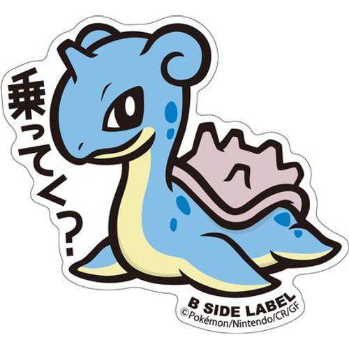 Lapras - Pokemon B-Side Label Water Proof Sticker
