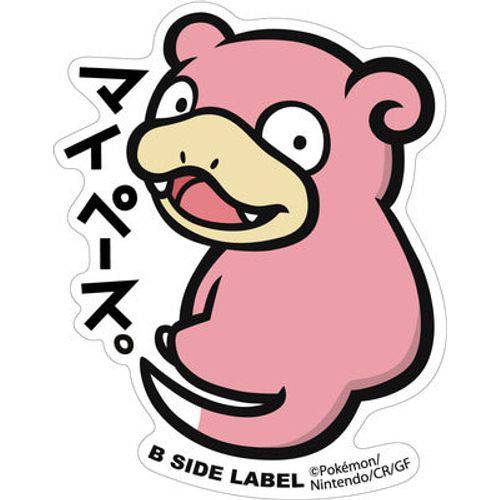 Slowpoke - Pokemon B-Side Label Water Proof Sticker