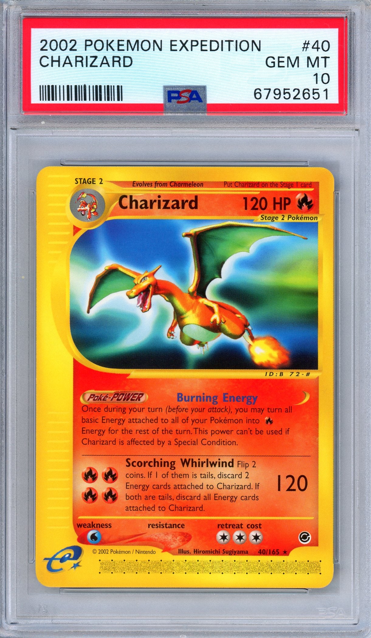 GMA 10 store VV Non-Holo Charizard