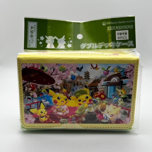 Pokémon Center Kyoto Tea Party Pikachu Deck Box Japanese Pokemon Brand New