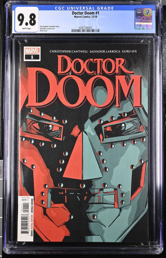 Doctor Doom #1 CGC 9.8 2019 Marvel Comics | 1st Doctor Doom Ongoing Series