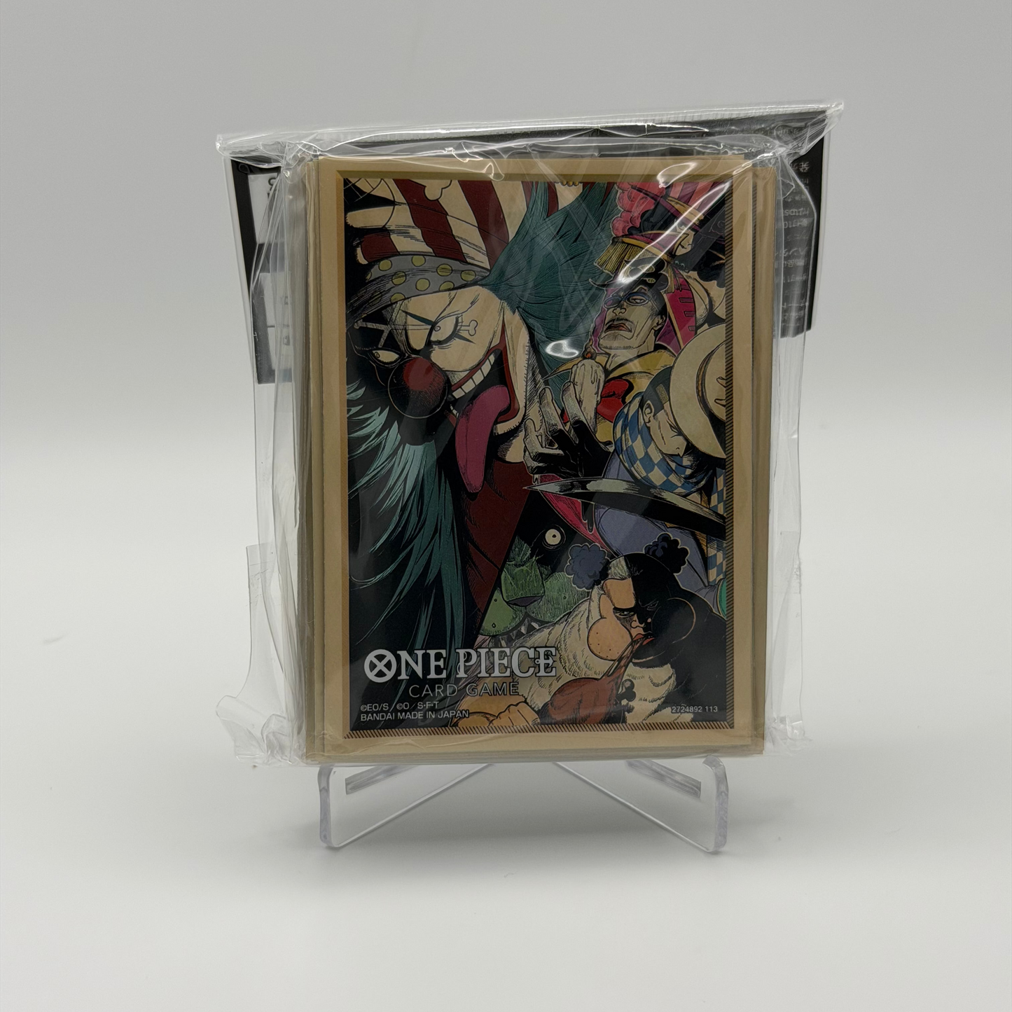 Buggy Cross Guild One Piece Card Game Official Sleeve Bandai Limited Edition