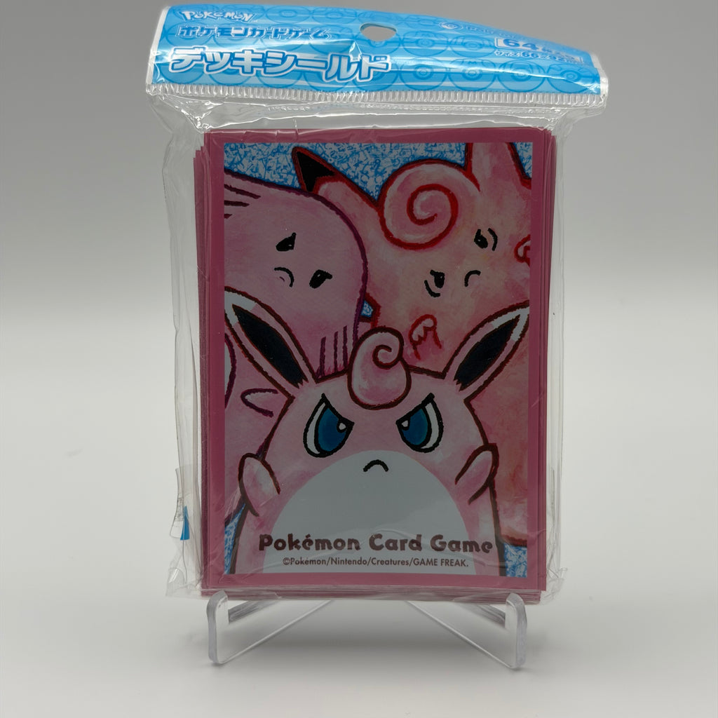 Pokémon Wigglytuff Clefable Chansey Card Sleeves Pokemon Japan 64 Count