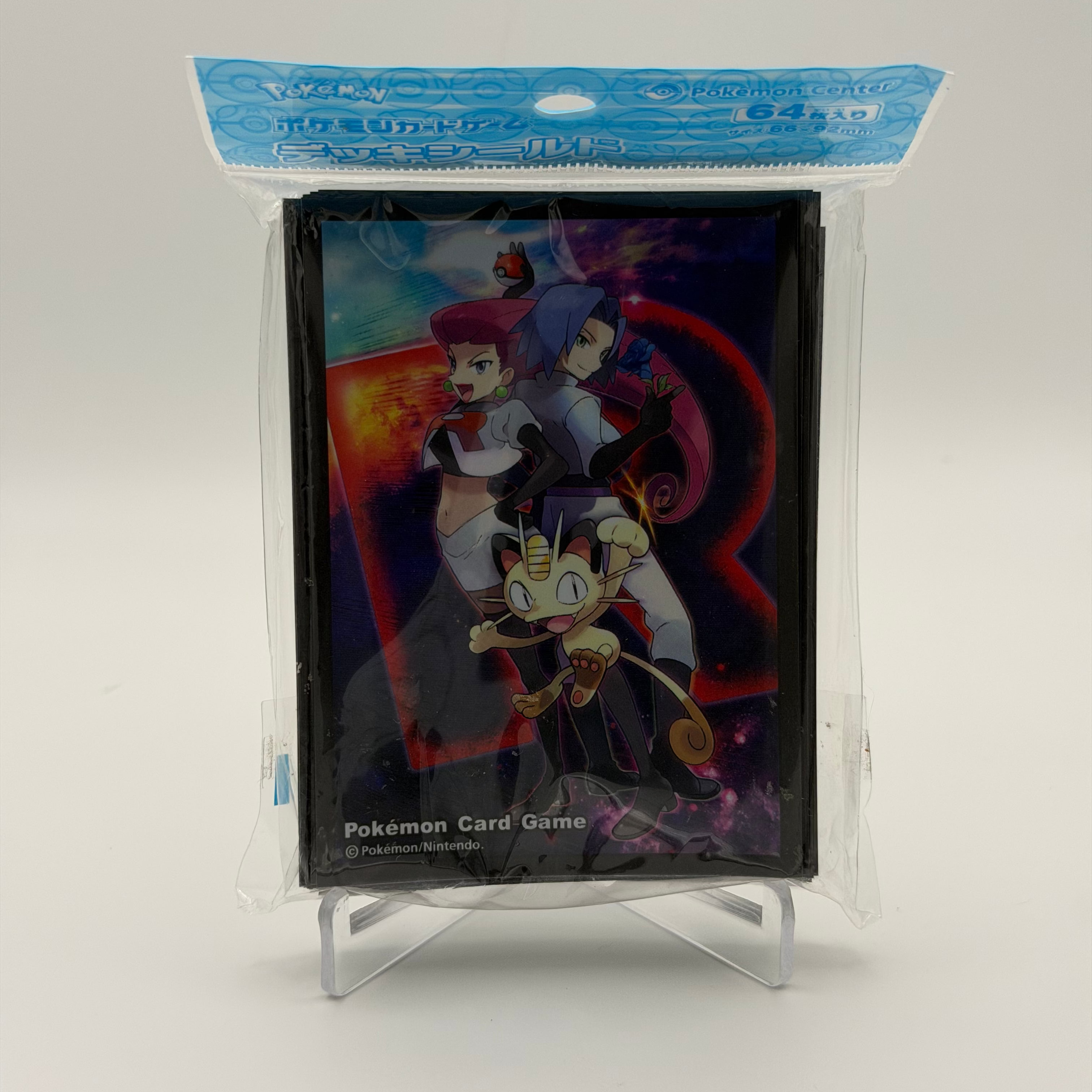 Pokémon Team Rocket Jessie & James Card Sleeves Pokemon Japan 64 Count