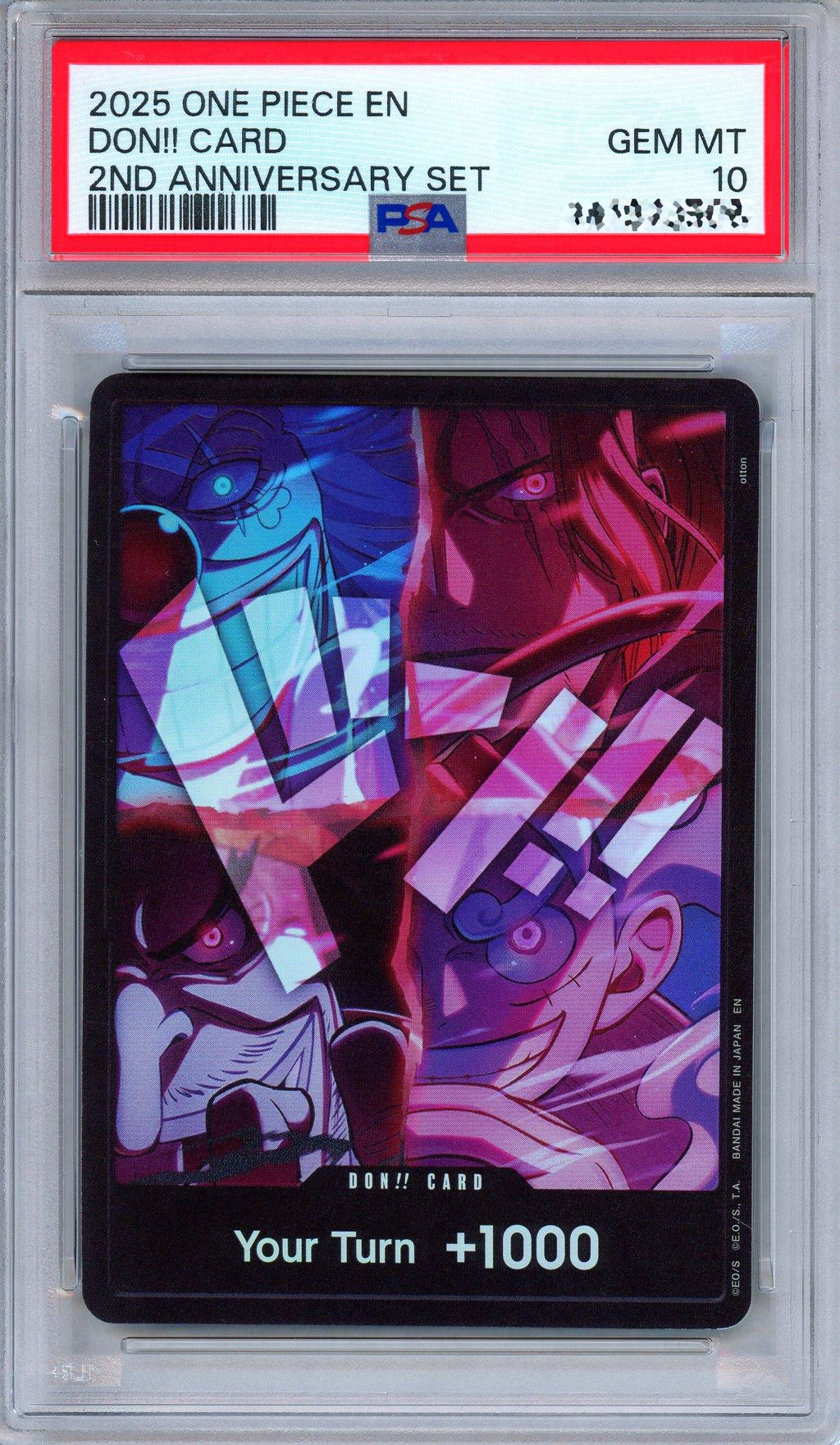 PSA 10 DON!! Card 2nd Anniversary Set English One Piece