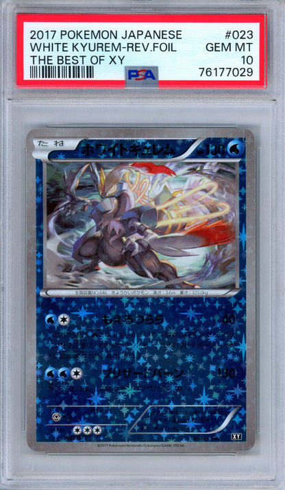 PSA 10 White Kyurem 023/171 The Best of XY Reverse Holo Japanese Pokemon