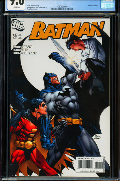 Batman #657 CGC 9.6 11/06 DC Comics | 1st Damian Wayne Cover