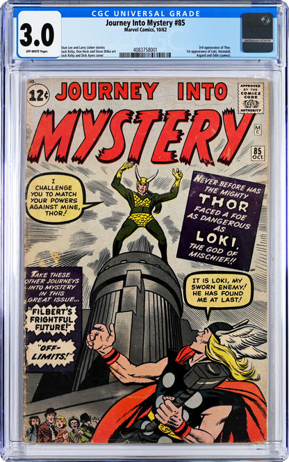 Journey into Mystery #85 CGC 3.0 Marvel Comics 1st appearance of Loki