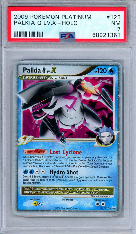 PSA 8 Palkia LV.X 125/127 Platinum 2009 Holo Ultra Rare Nintendo Pokemon